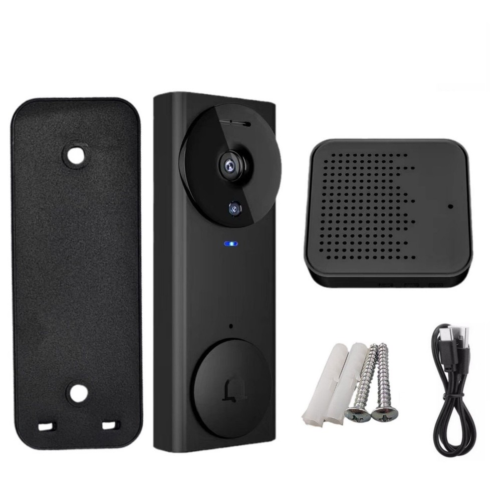 Smart WiFi Video Doorbell with Intercom and Security Camera