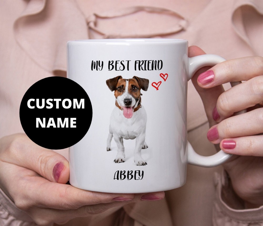 Jack Russell Custom Pet Name Dog Name Personalized Dog Name Mug Coffee Mug Dog L