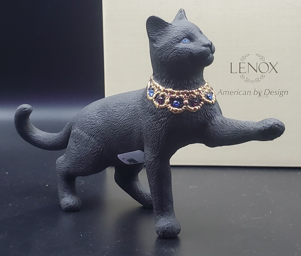 Vintage Lenox American by Design Black Cat Figurine