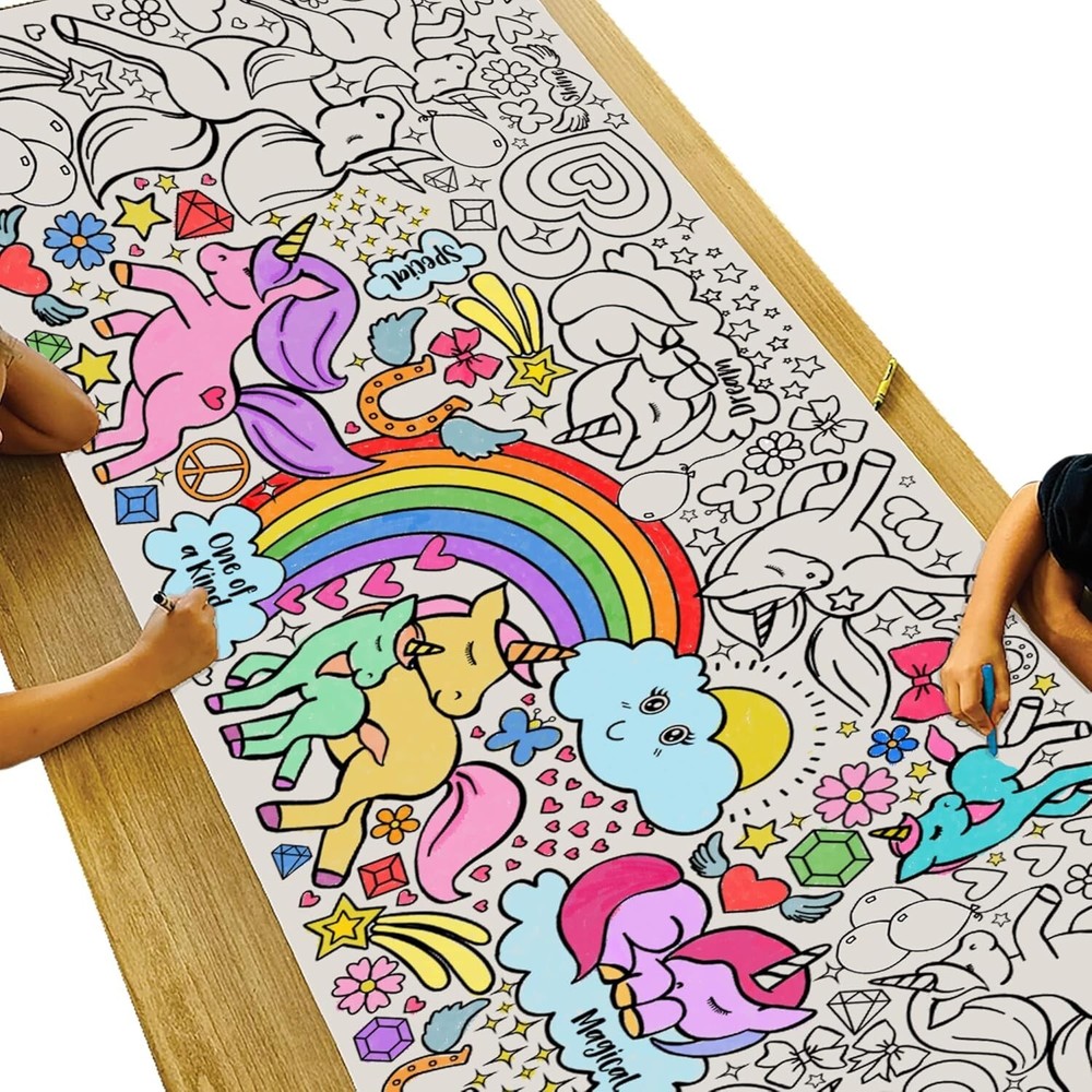 Giant Unicorn Coloring Poster 30
