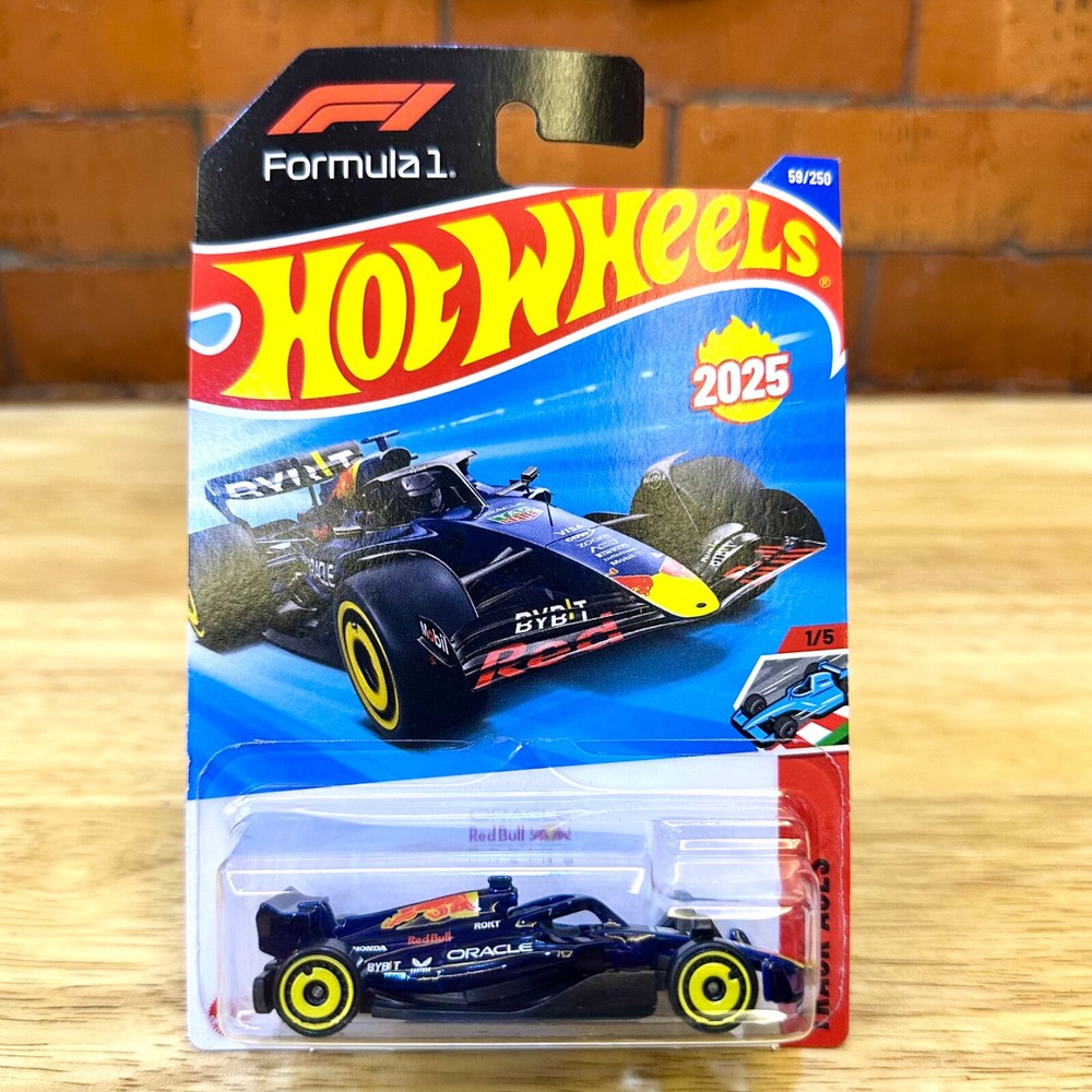 2025 Hot Wheels Mainline Formula 1 Redbull Oracle New Hot Item Case C 2025 F1