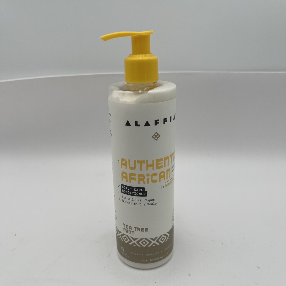 Alaffia Tea Tree Mint Scalp Care Conditioner 12 Fl Oz Exp 01/25