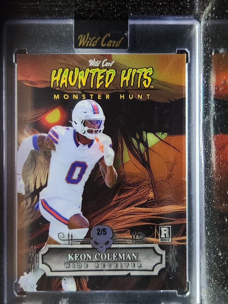 Keon Coleman 2024 Wildcard Haunted Hits #HHS-KC RC /5