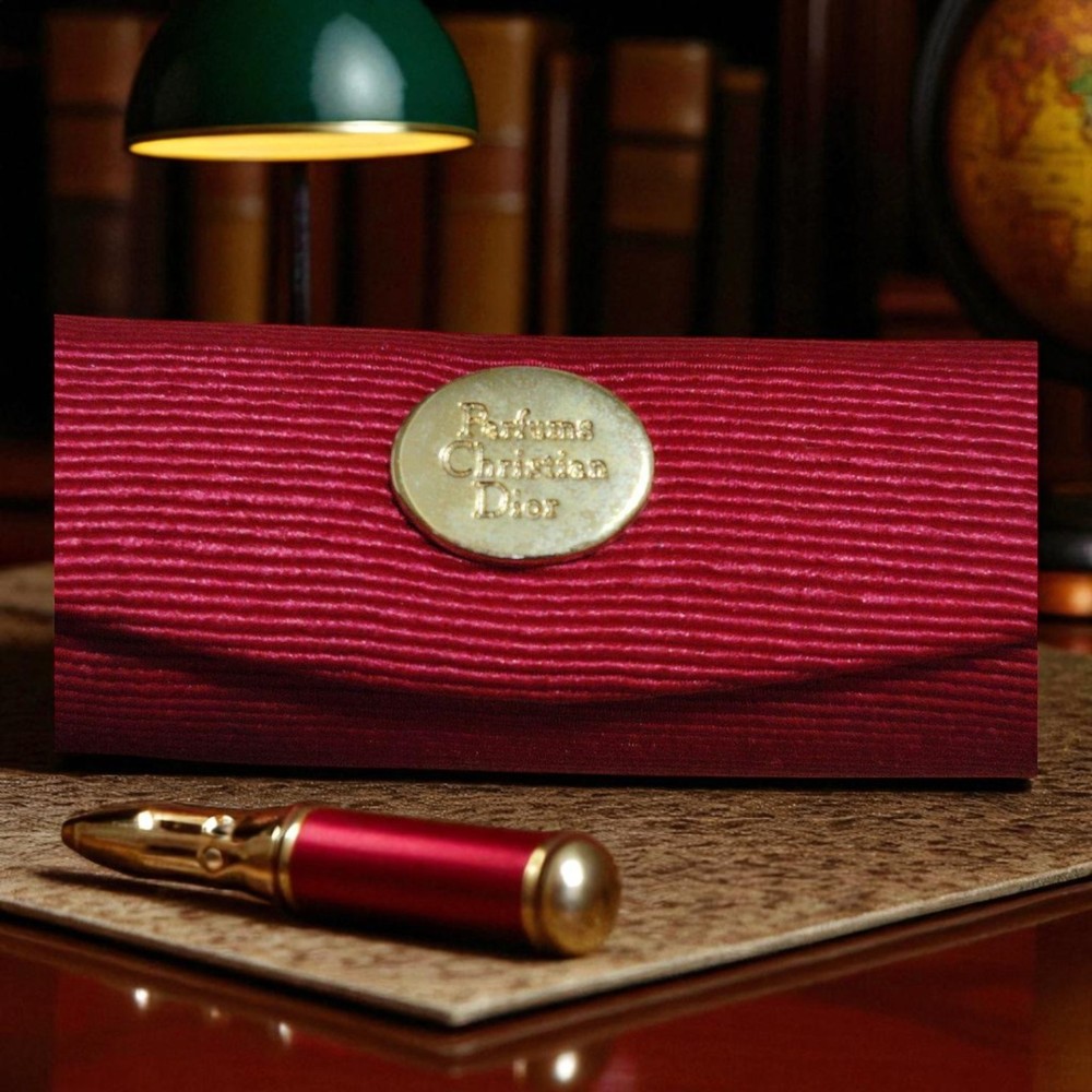 Vintage Christian Dior Lipstick & Shopper Set in Original Box