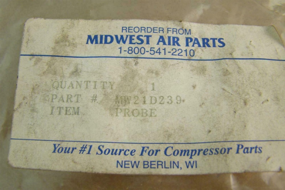 Midwest Air Parts Thermocouple Tempature Probe , MW21D239