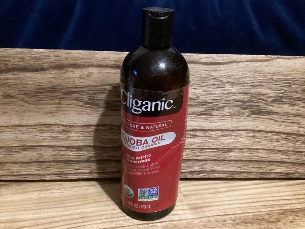 Cliganic 100% Pure & Natural Organic Jojoba Oil, 16 fl oz (473 ml) READ,Dented