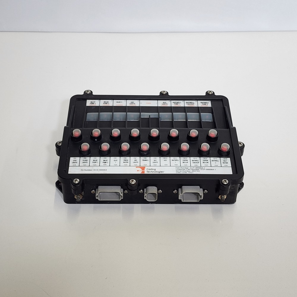 Carling Technologies ECP-000064-1 Digital Control Processor/Switch Panel -Tested