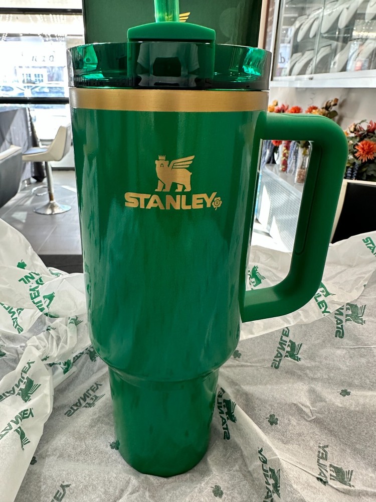 New 2025 Stanley St Patricks Day 40oz Quencher Flowstate Tumbler