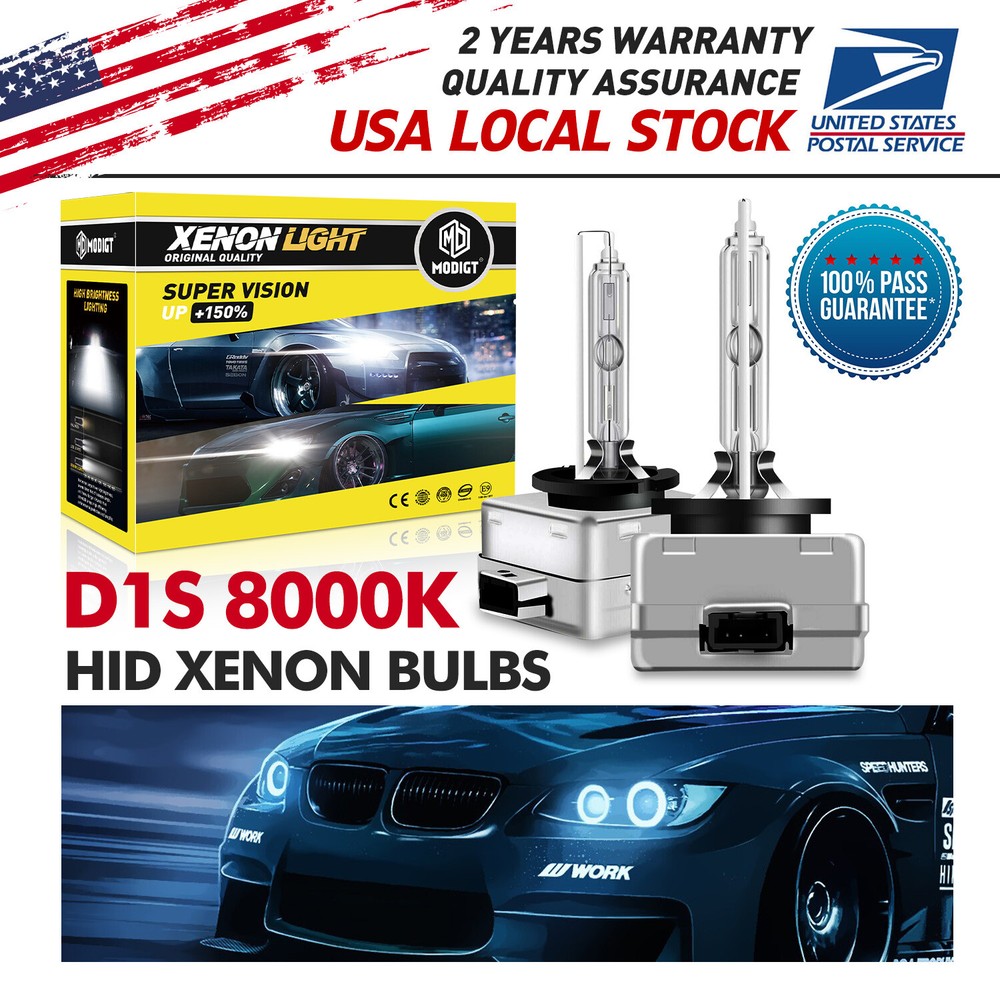 Headlight D1S 8000K Xenon Bulbs For Cadillac Escalade 2007-2014 High or Low Beam
