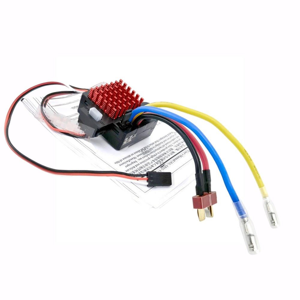 60A ESC Upgrade for Tamiya TT01 TT02 RC Cars with 540 550 380 370 Brushed Motors