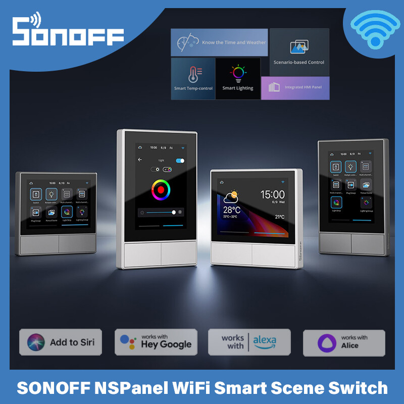 SONOFF NSPanel WiFi Scene Smart Switch EU/US Smart Home All-in-One Control Touch