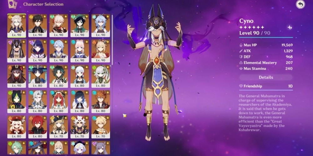 NA Genshin Account 31 5*c1 kazuha c1 raiden c1 yoimiya c1 cyno c4 diluc c5 mona