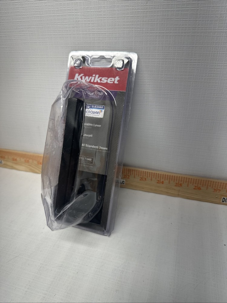 Kwikset Matte Black, Halifax Dummy Door Lever 788HFL R1