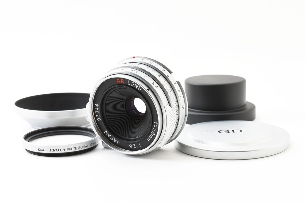 [Top MINT] RICOH GR 28mm f2.8 Lens Silver Leica LTM L39 From Japan