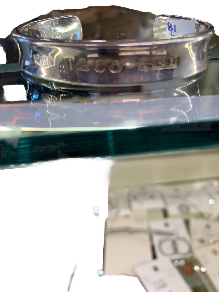tiffany&co sterling silver cuff bracelet 925 12 mm 1997
