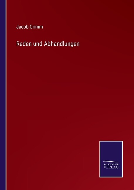 Reden Und Abhandlungen
