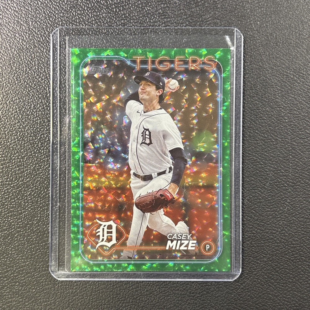2024 Topps Series 2 - Casey Mize #’d 049/499 Green Icy Foil #694 Detroit Tigers