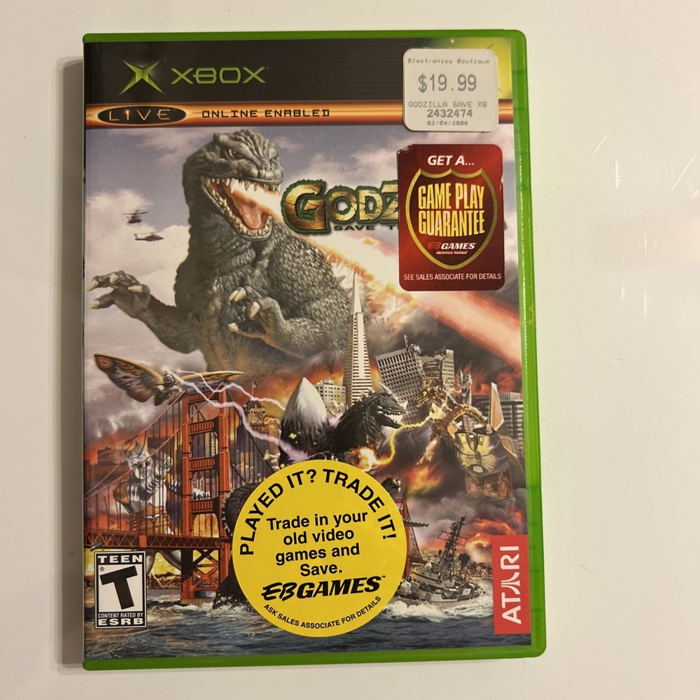 Godzilla Save the Earth Xbox 2004 Pre-Owned Game