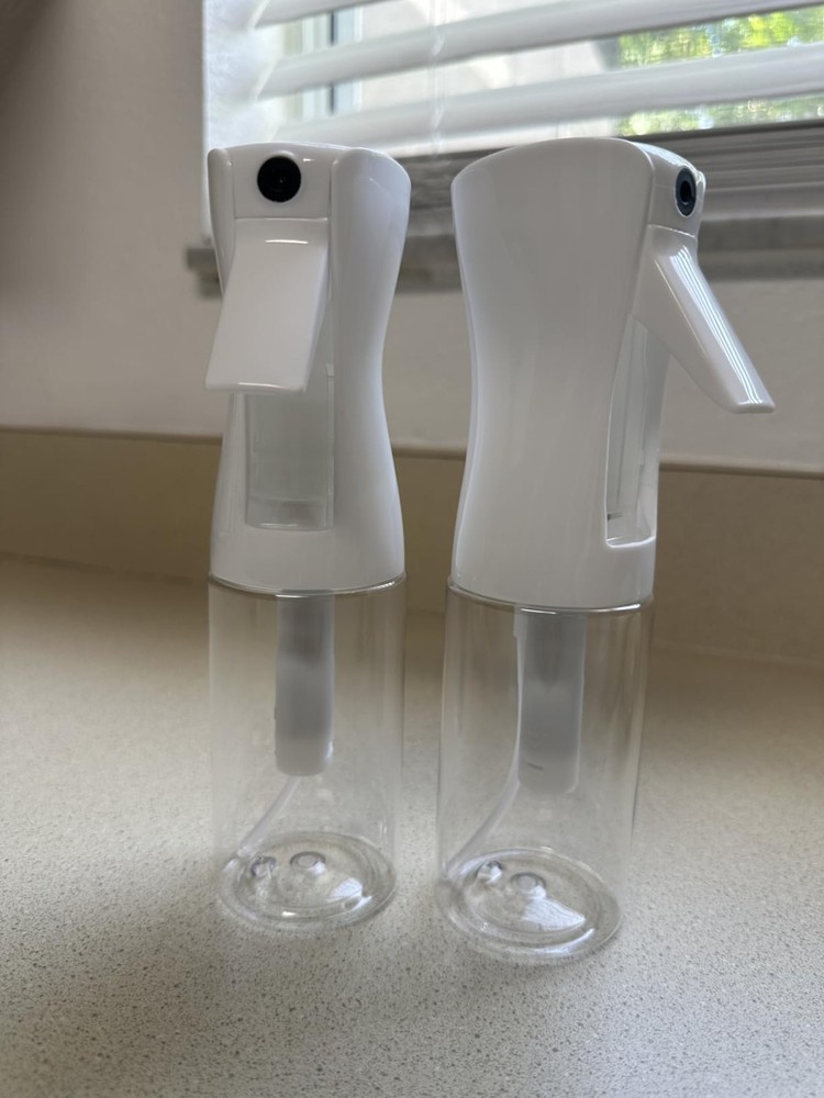 2 Pack Ultra Fine Continuous Mist Spray Bottles for Water
