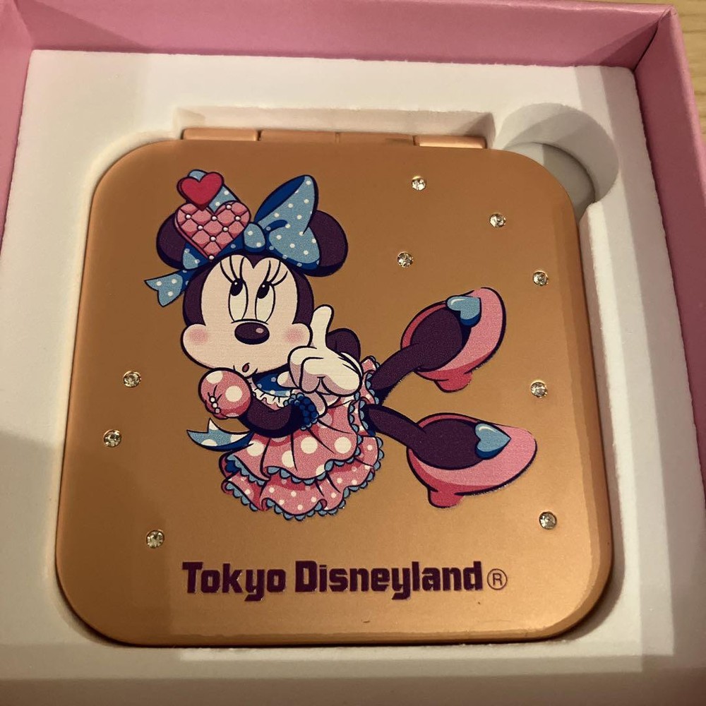 Disney Resort Compact Mirror Minnie Mouse Palpalooza Japan Edition-image