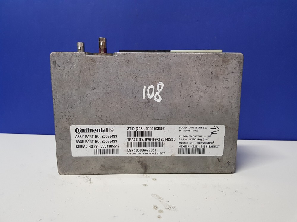Gmc Chevy Chevrolet 25826499 Genuine Electric Control Unit Ecu