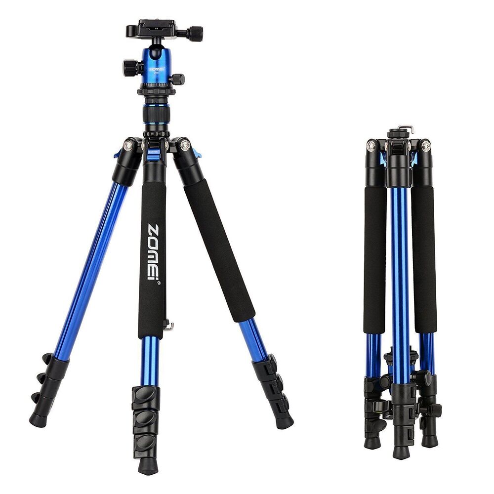 ZOMEI Q555 Aluminum Professional Tripod&Ball Head Travel stand for DSLR Camera