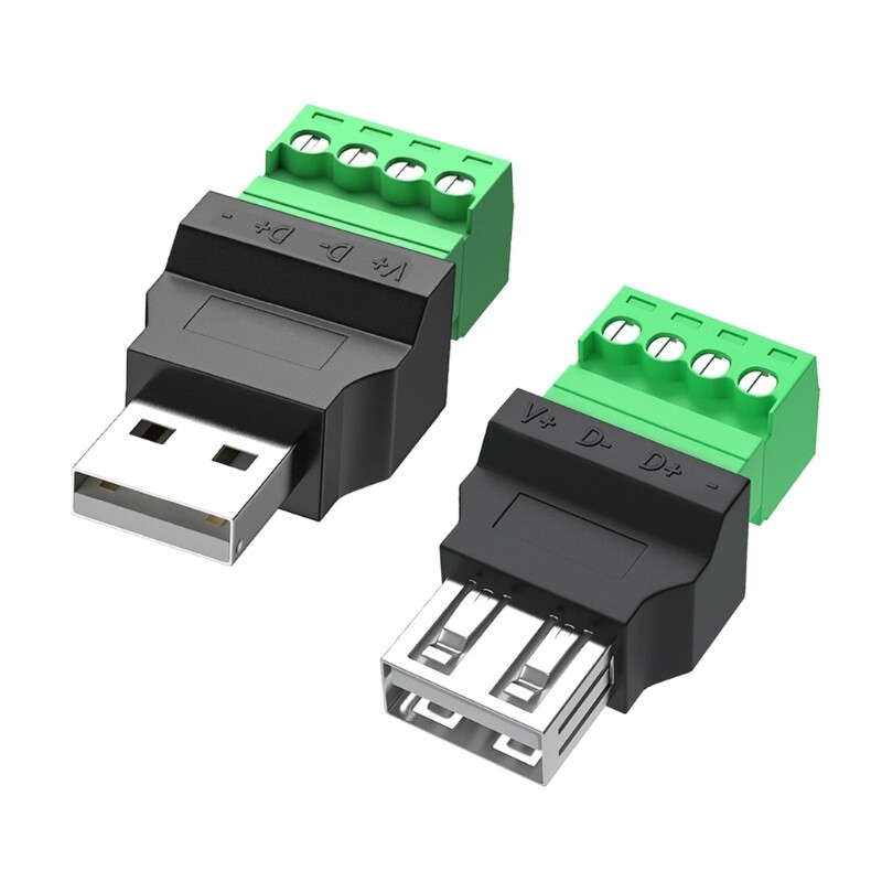 USB 2.0 4P Terminal Solderless Connector For Keyboards Easy To Use