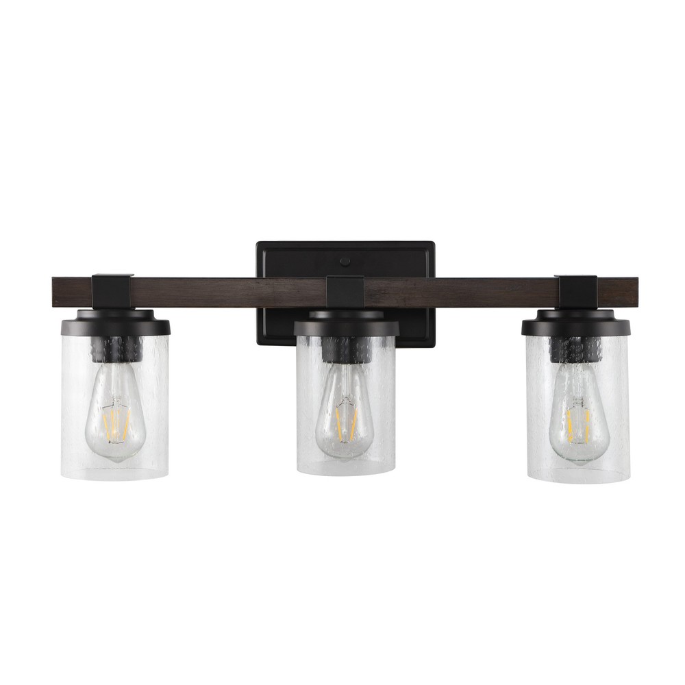 JONATHAN Y JYL7509 Bungalow 3-Light 23W Bronze LED Bathroom Vanity Fixture