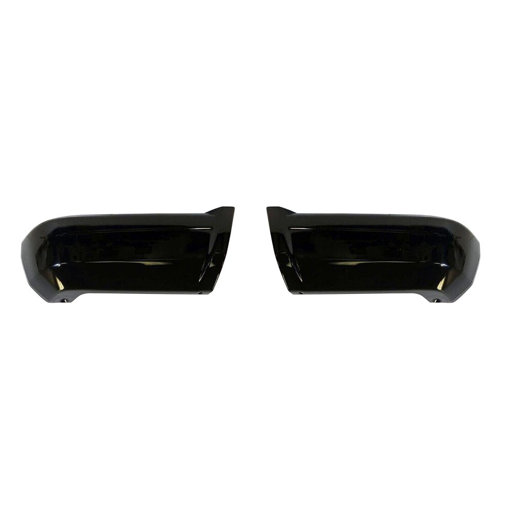 Fits For 1997-2001 Jeep Cherokee Rear Bumper End Cap Spoiler Smooth Black 2pcs