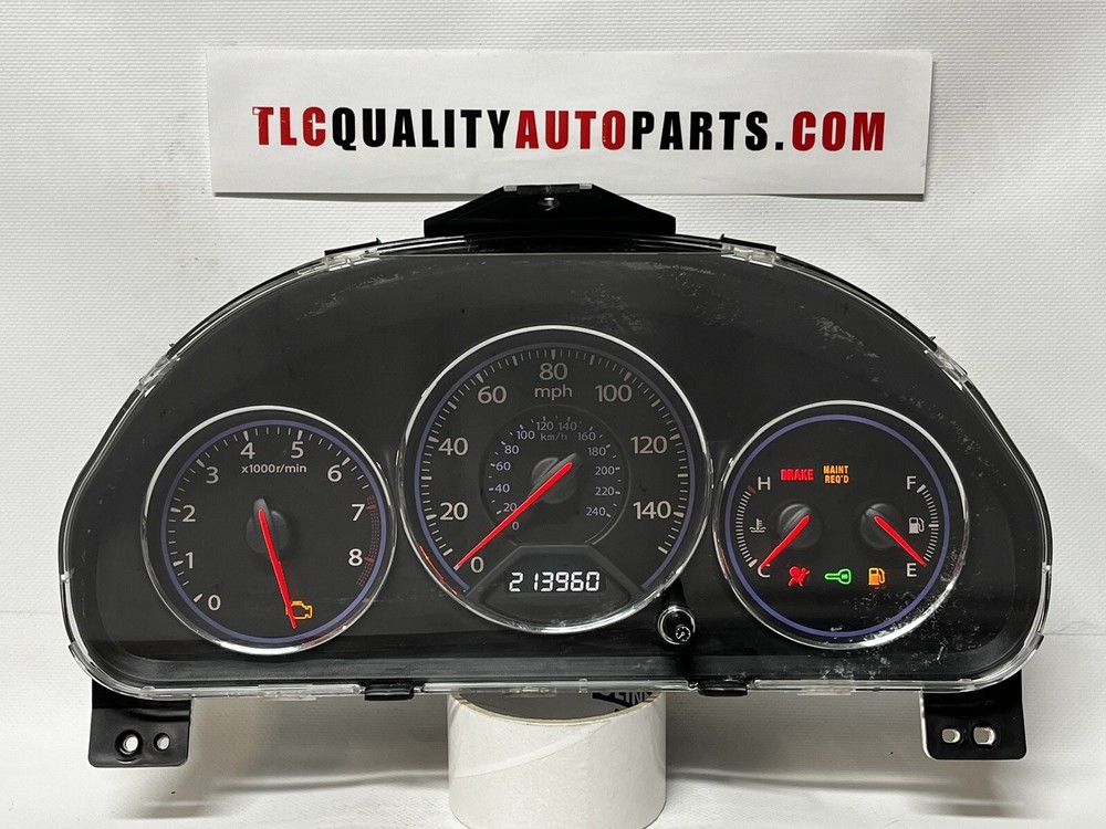 2003-2005 Honda Civic Manual Trans Instrument Cluster 214k *Parts/Repair Only*