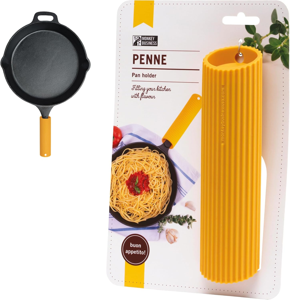 Silicone Kitchen Tool | Penne-Shaped Kitchen Utensil for Hot Handles When Cookin