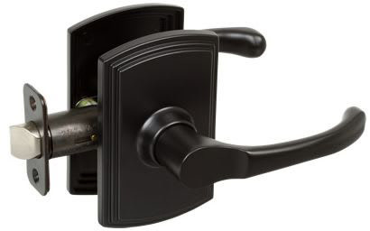 Delaney BP-502T-AR Italian Collection Artino Series Privacy Door - Black