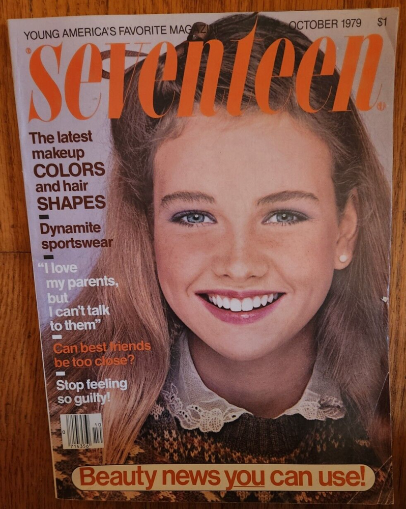 VTG Seventeen Magazine October 1979 Summer Beauty Issue