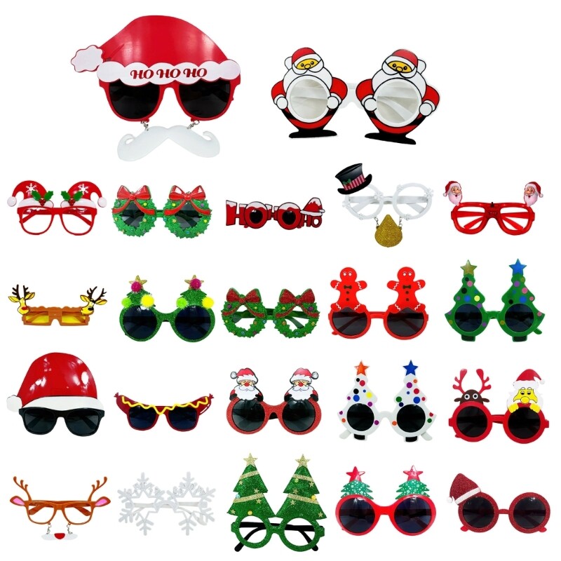 Santa Beard Glasses Frame for Christmas Performances