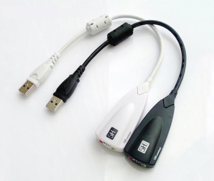 5pcs Live broadcast sound card USB 7.1 external independent sound card