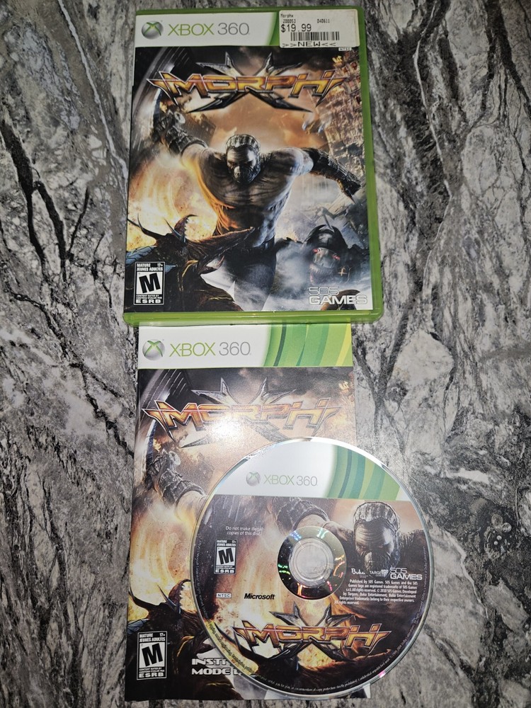 MorphX (Microsoft Xbox 360, 2010) Complete CIB Tested & Working