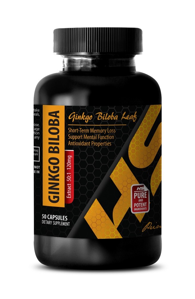 ginkgo biloba powder - GINKGO BILOBA 120 mg - anti stress - 1 Bottle