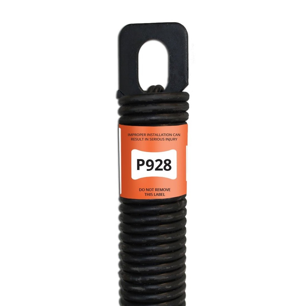 28-Inch P928 Garage Door Spring .148 #9 Wire Plug-End