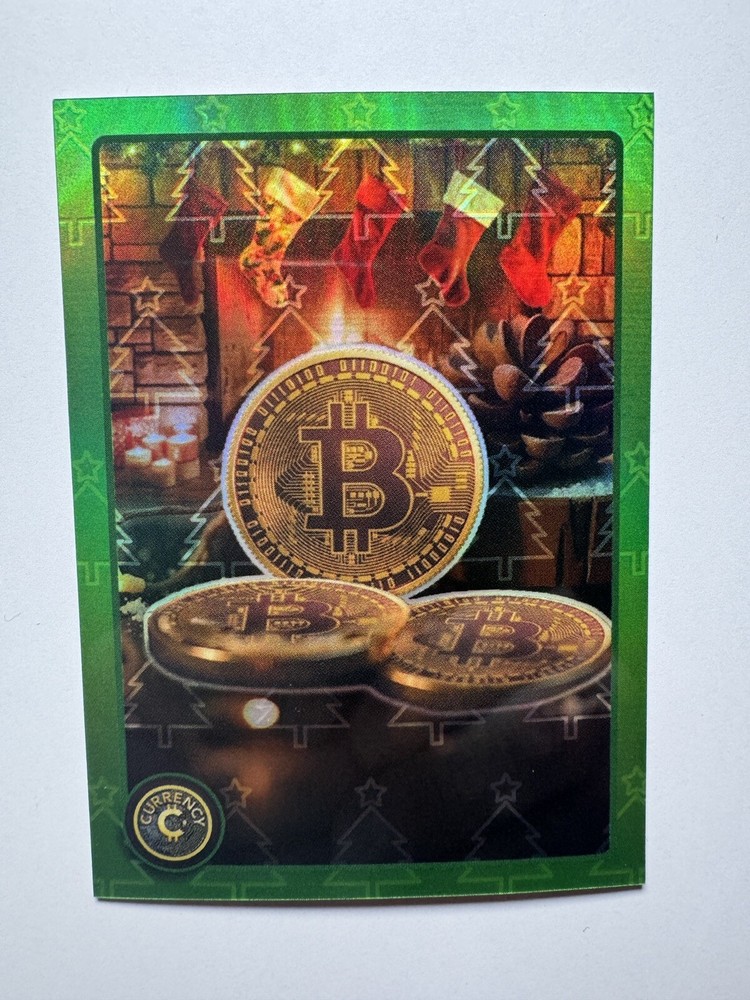 2024 Cardsmiths Currency HOLIDAY CHRISTMAS TREE Green REFRACTOR  #1 Bitcoin