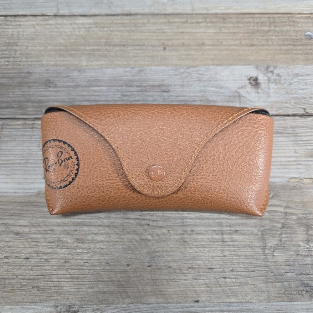 Ray Ban Bausch Lomb Hard Impact Glasses Case Only! Velvet Inside