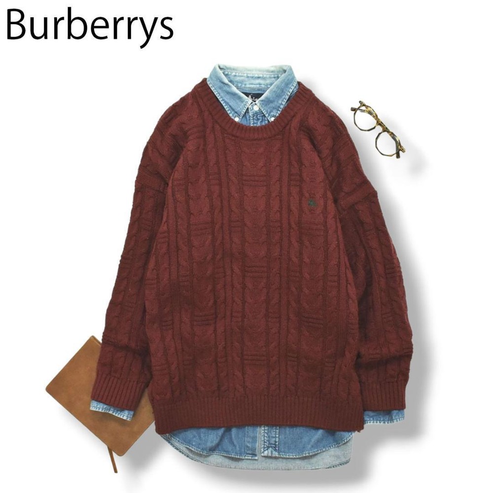 Burberry knit sweater Men's Fashion from Japan