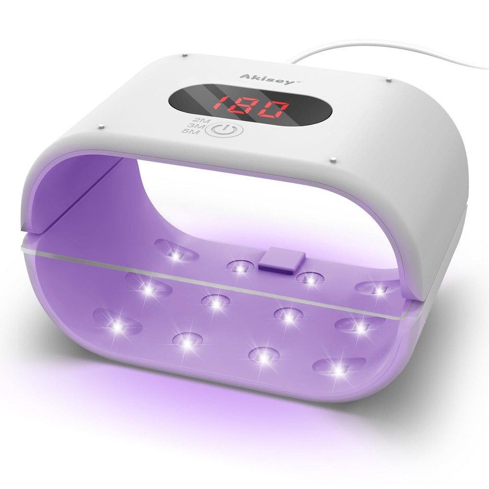 36W UV Resin Curing Lamp with Adjustable Timer for DIY Jewelry Making