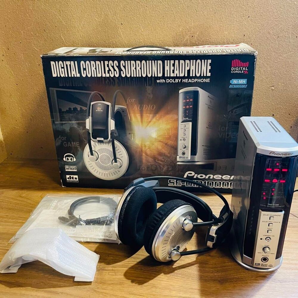 Pioneer SE-DIR1000 Digital Cordless Surround Headphones - Used, Tested