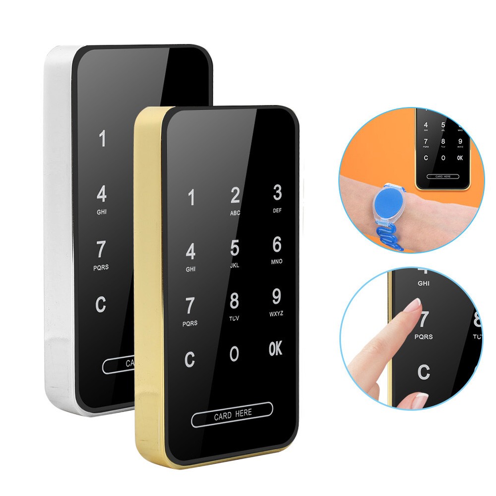 Smart Electronic Keyless Touch Keypad Lock for Cabinets and Drawers-image