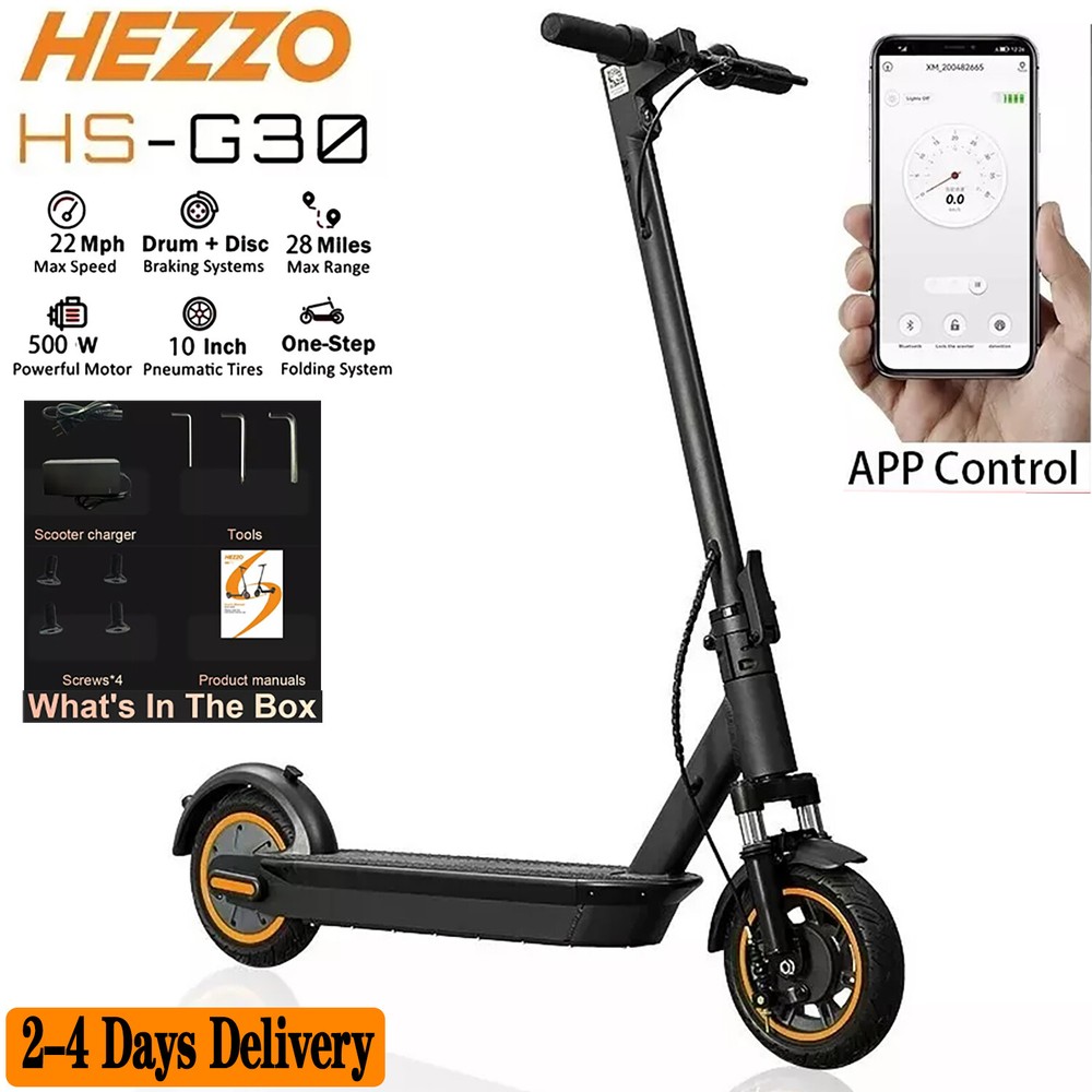 Folding Electric Scooter for Adults 500W 10 Inch Wheels 15Ah Battery Safe Urban Commuter