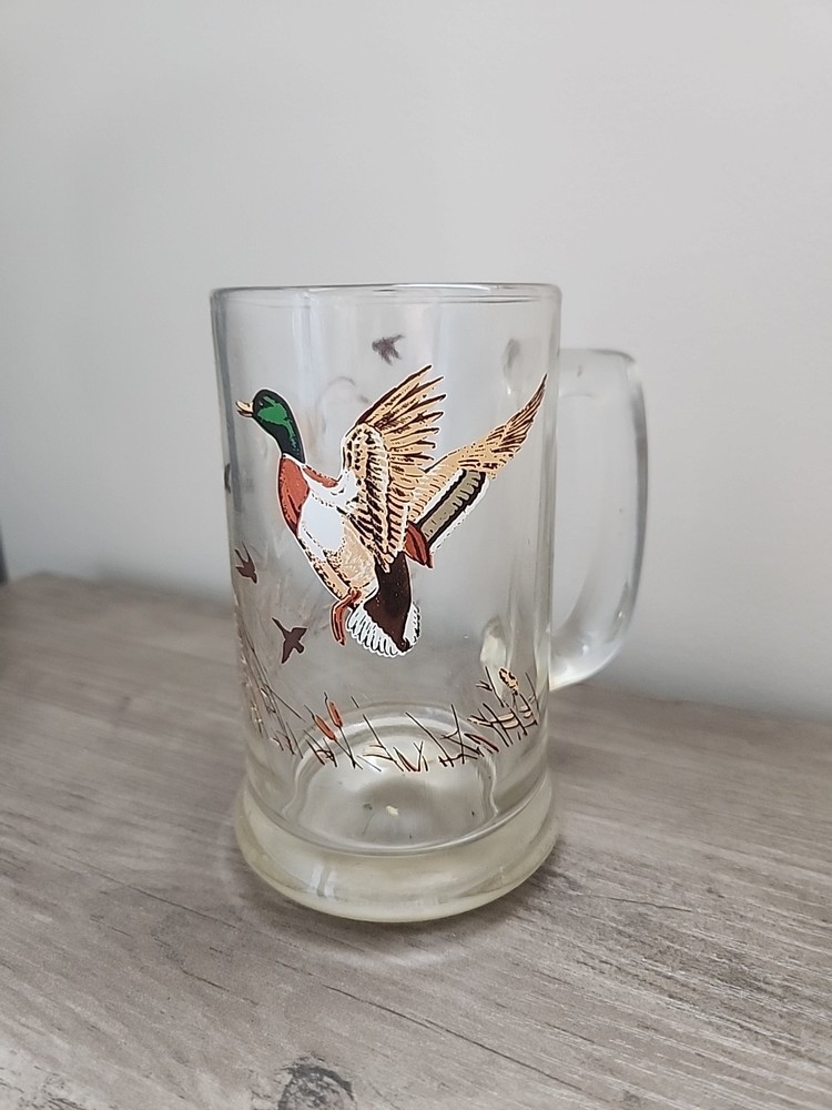 Vintage Mallard Duck Beer Stein Mug 5.5