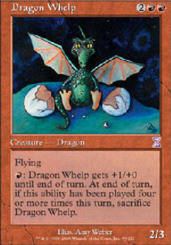 Dragon Whelp x4 Time Spiral MTG Magic the Gathering Cards DJMagic