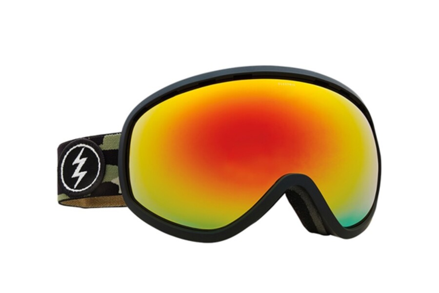 Electric Visual Masher Camo BL Snow Goggles Brose Red Chrome  -image