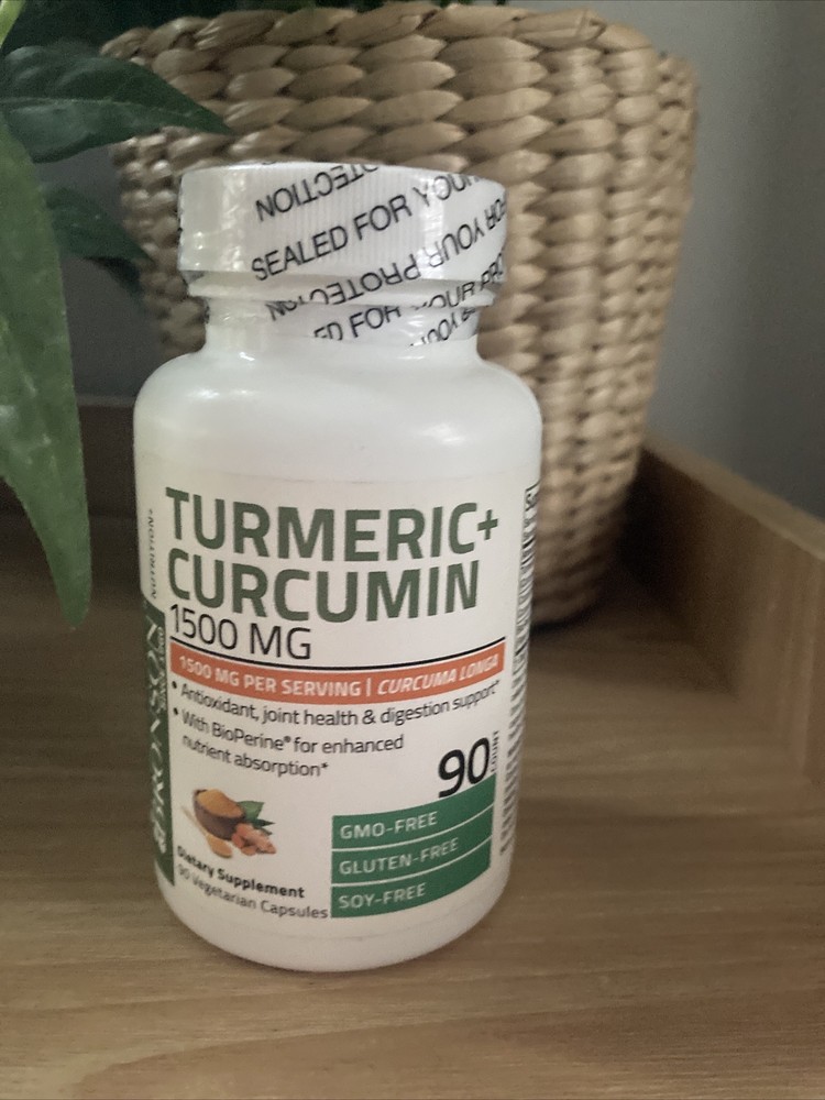 Bronson Turmeric Curcumin 1500 MG, 90 Vegetarian Caps Expires  5/25