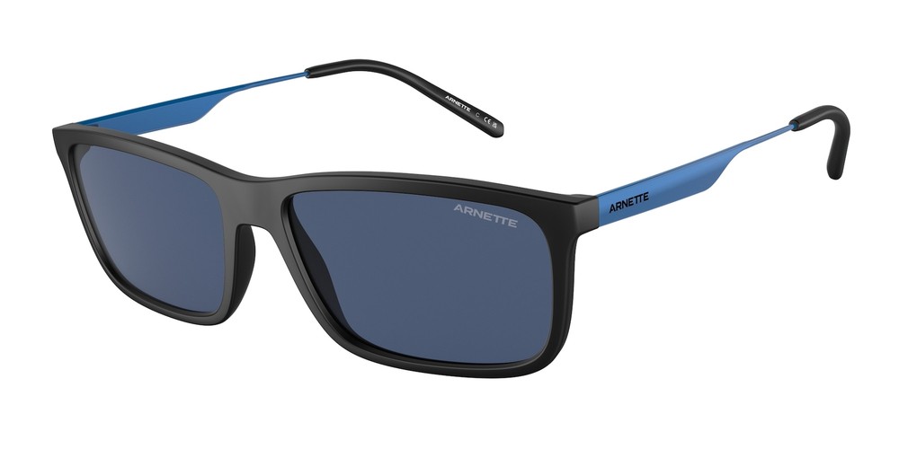 ARNETTE AN4305 Nosy Matte Black Dark Blue 58mm Unisex Sunglasses for Style